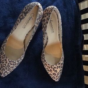 Leopard heels